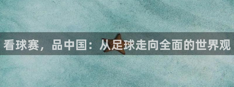  看球赛，品中国：从足球走向全面的世界观