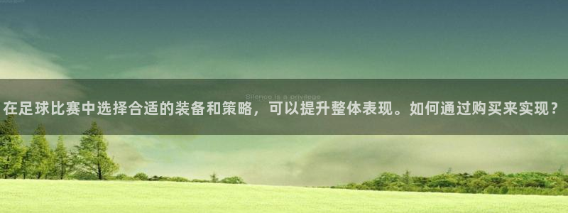 在足球比赛中选择合适的装备和策略，可